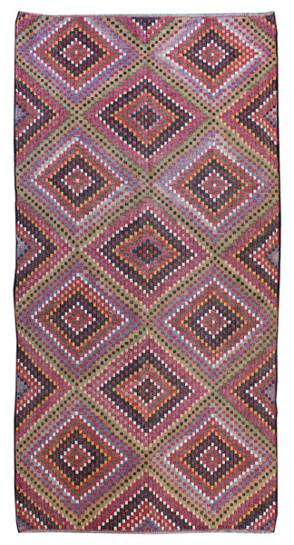 Vintage Jijim Handwoven Tribal Rug