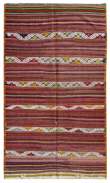 Vintage Jijim Handwoven Tribal Rug