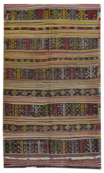 Vintage Jijim Handwoven Tribal Rug