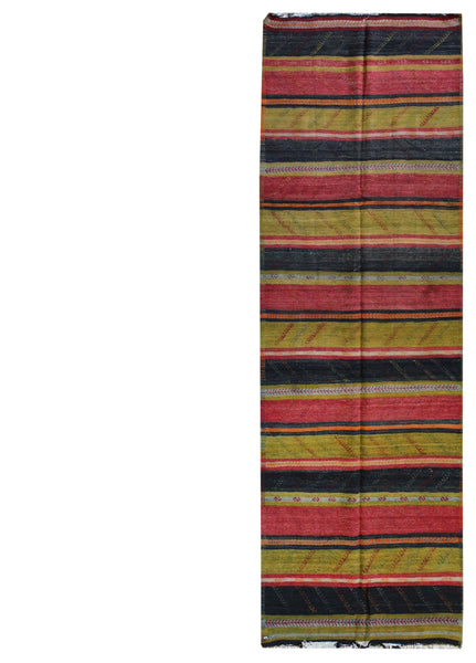 Vintage Jijim Handwoven Tribal Rug