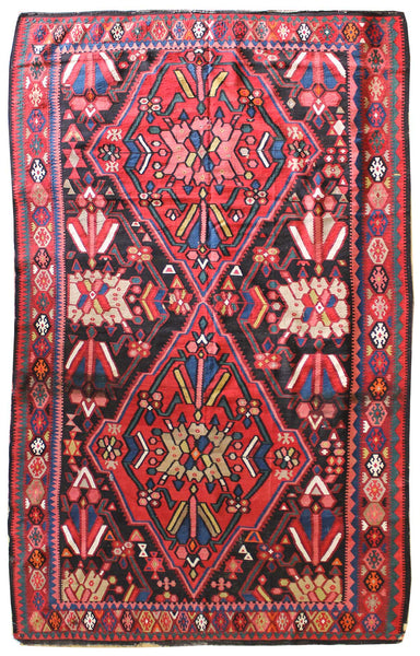 Antique Karabagh Handwoven Tribal Rug