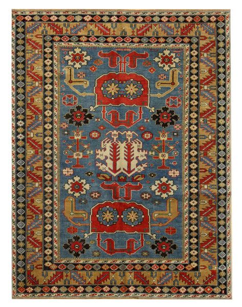 Kazak Handwoven Tribal Rug