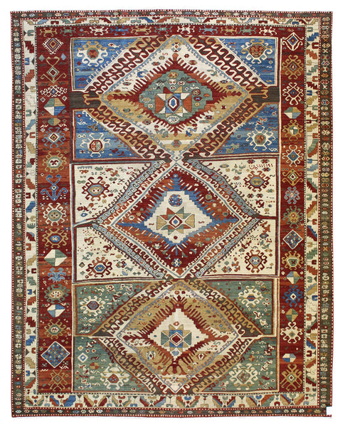 Kazak Handwoven Tribal Rug