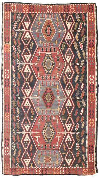 Antique Kilim Handwoven Tribal Rug