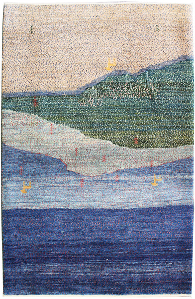 Landscape Handwoven Tribal Rug