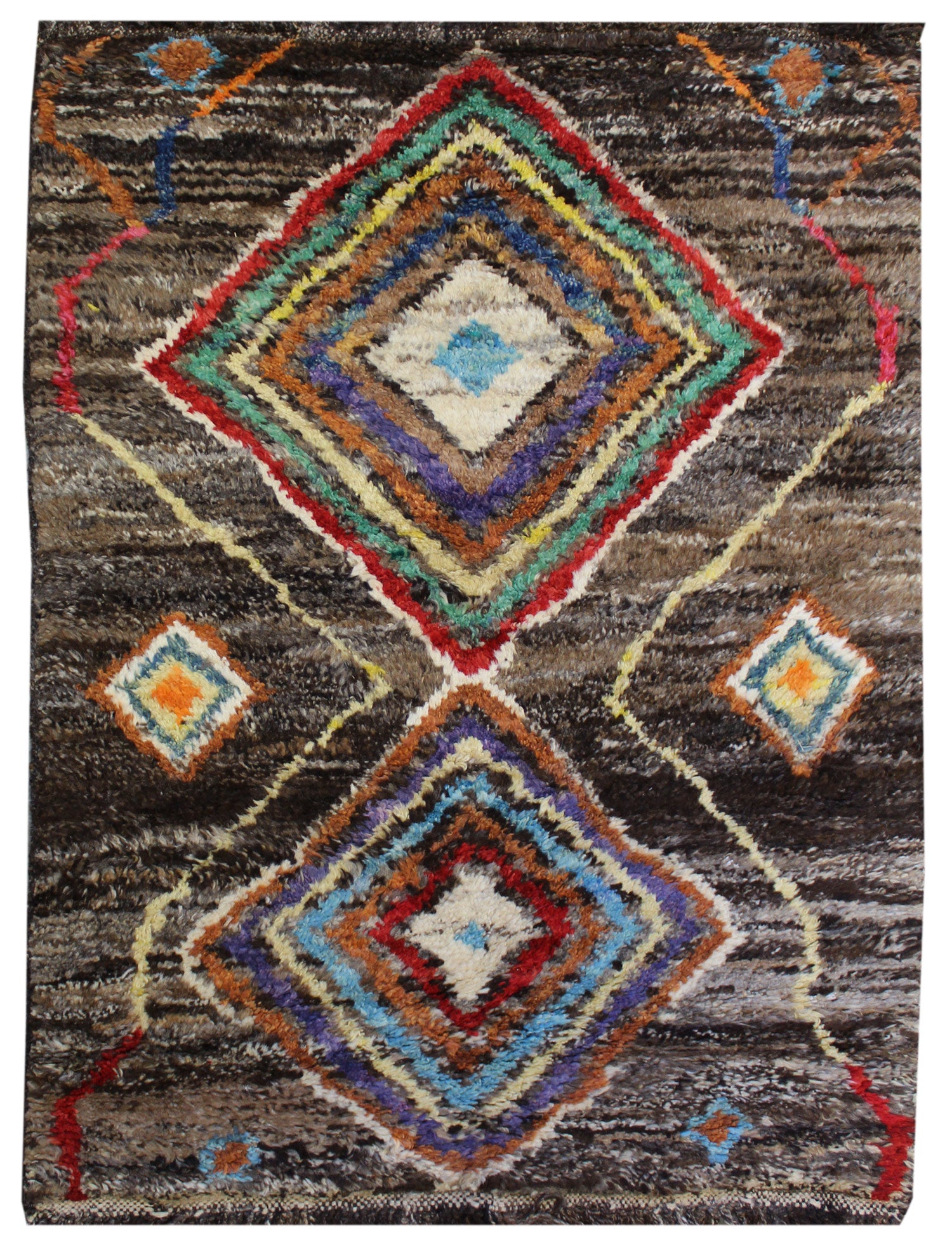 Moroccan Handwoven Tribal Rug