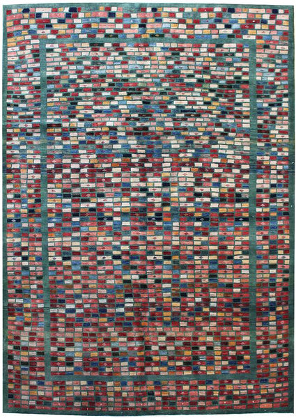 Rectangles Handwoven Tribal Rug