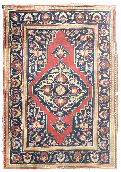 Antique Shirvan Handwoven Tribal Rug