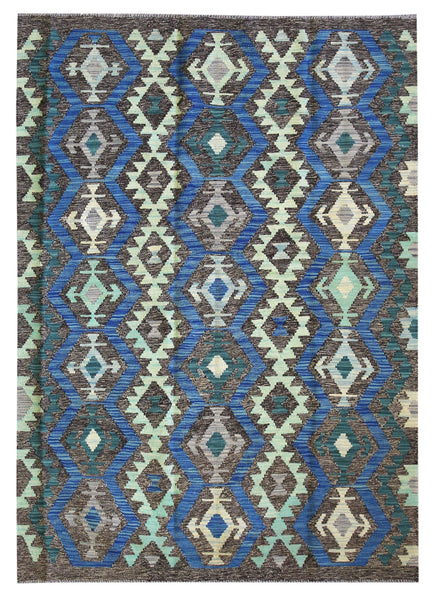 Uzbek Kilim Handwoven Tribal Rug