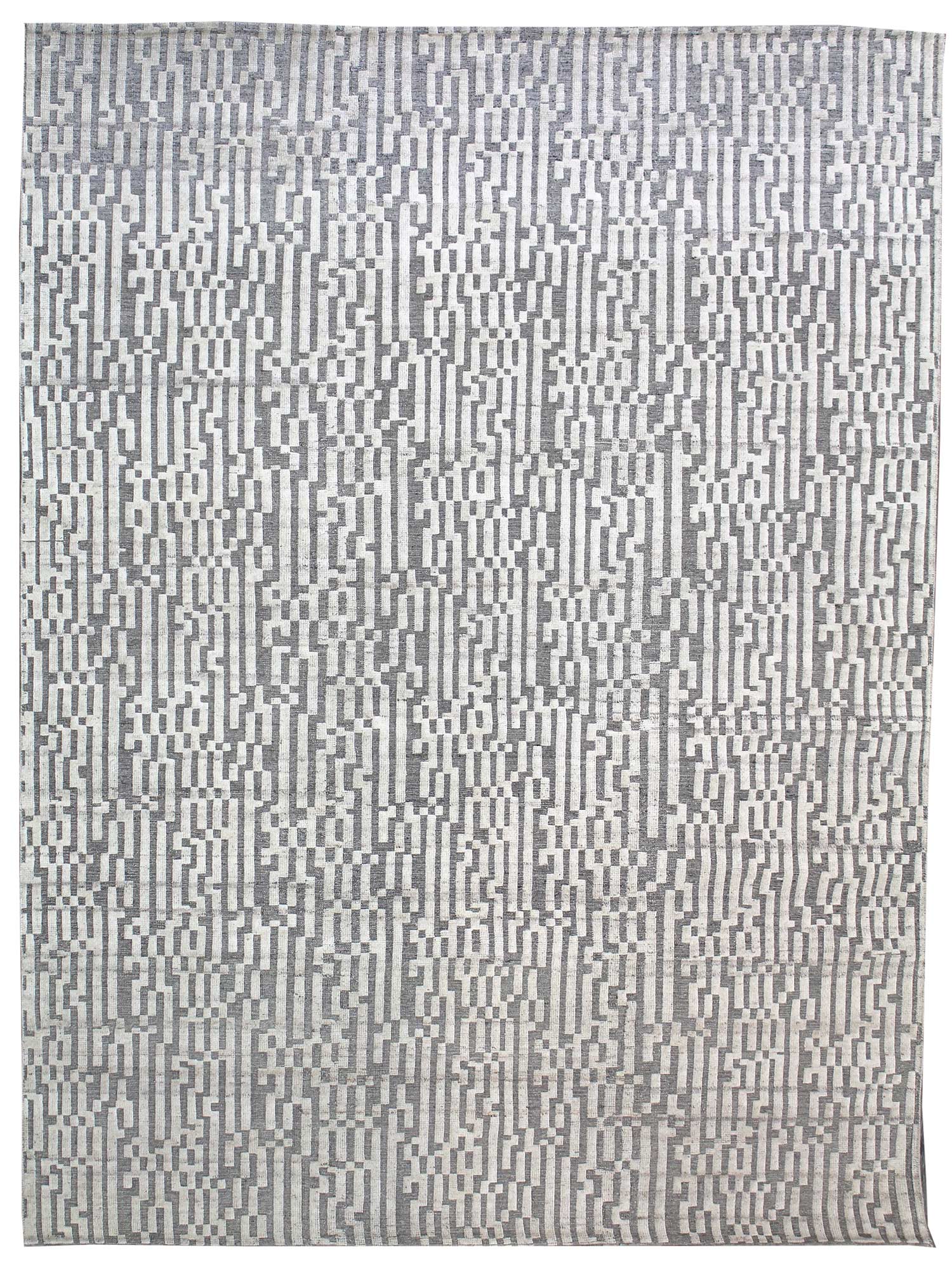 Labyrinth Handwoven Contemporary Rug