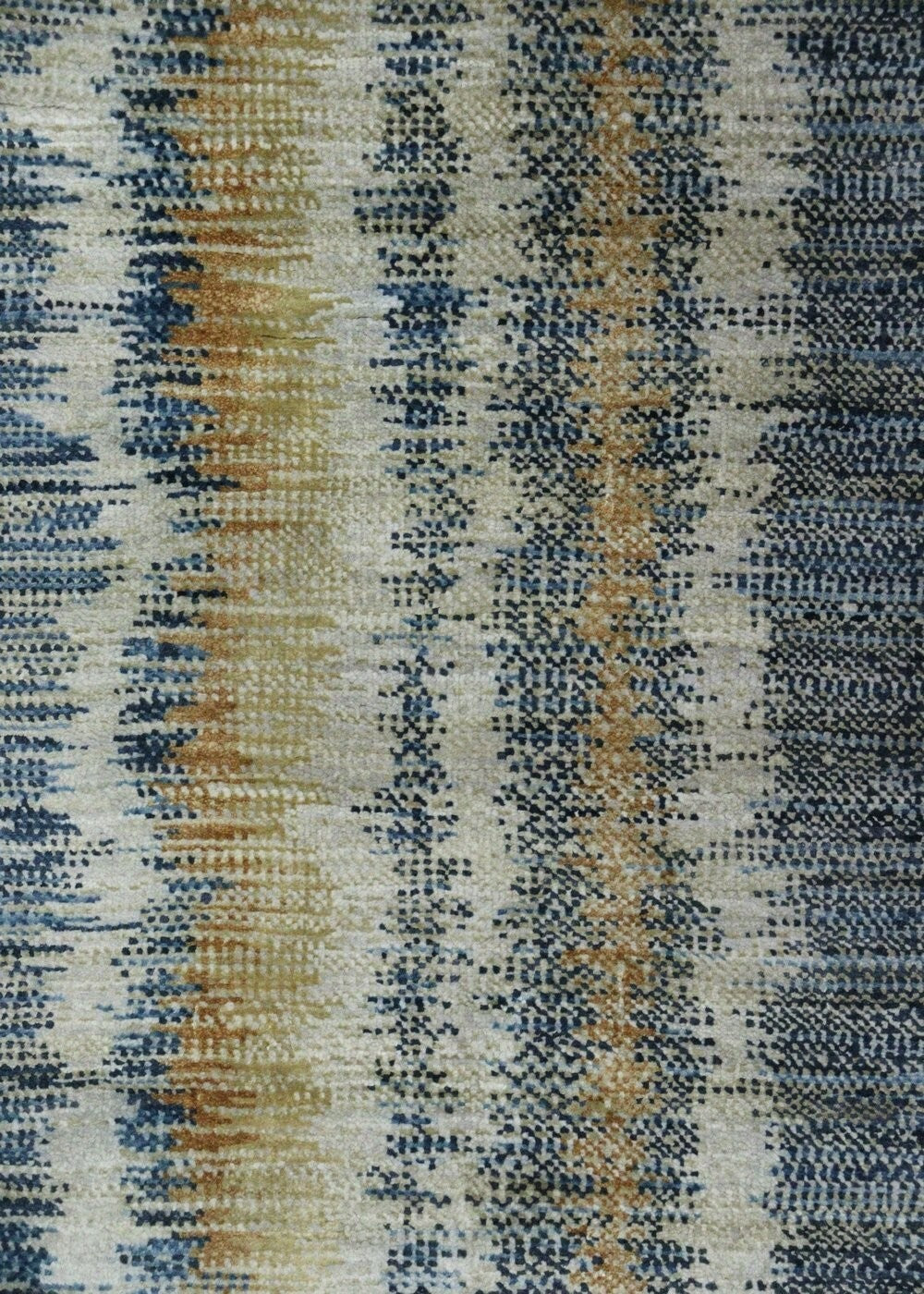 Wide Stripe Handwoven Contemporary Rug, J68037