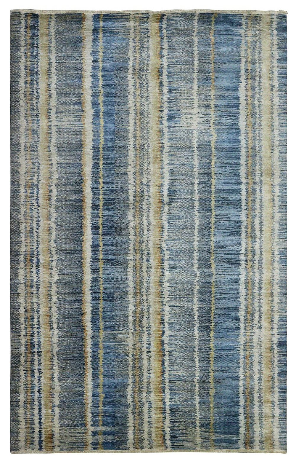 Wide Stripe Handwoven Contemporary Rug