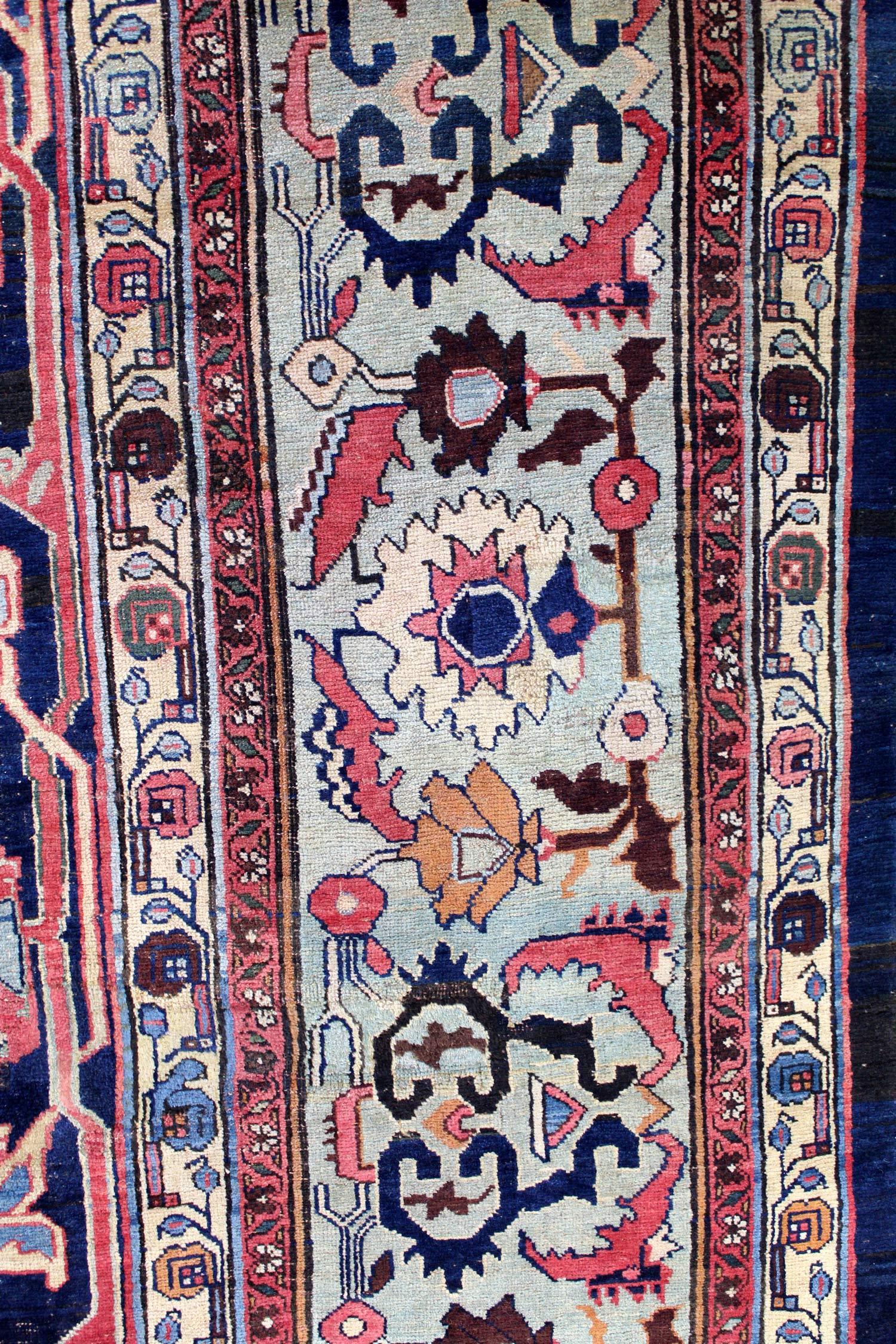 Antique Bijar Handwoven Traditional Rug, JF8306