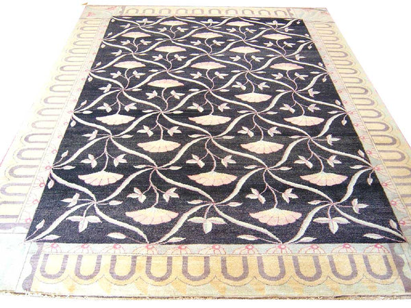 Ginko Leaf Handwoven Traditional Rug