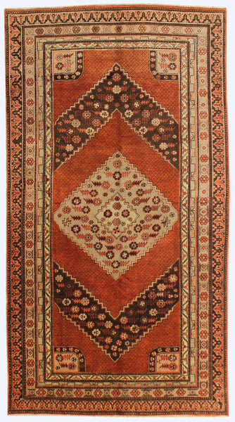 Antique Khotan Handwoven Traditional Rug