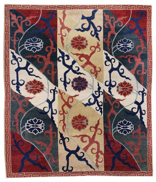 Lotus Handwoven Traditional Rug