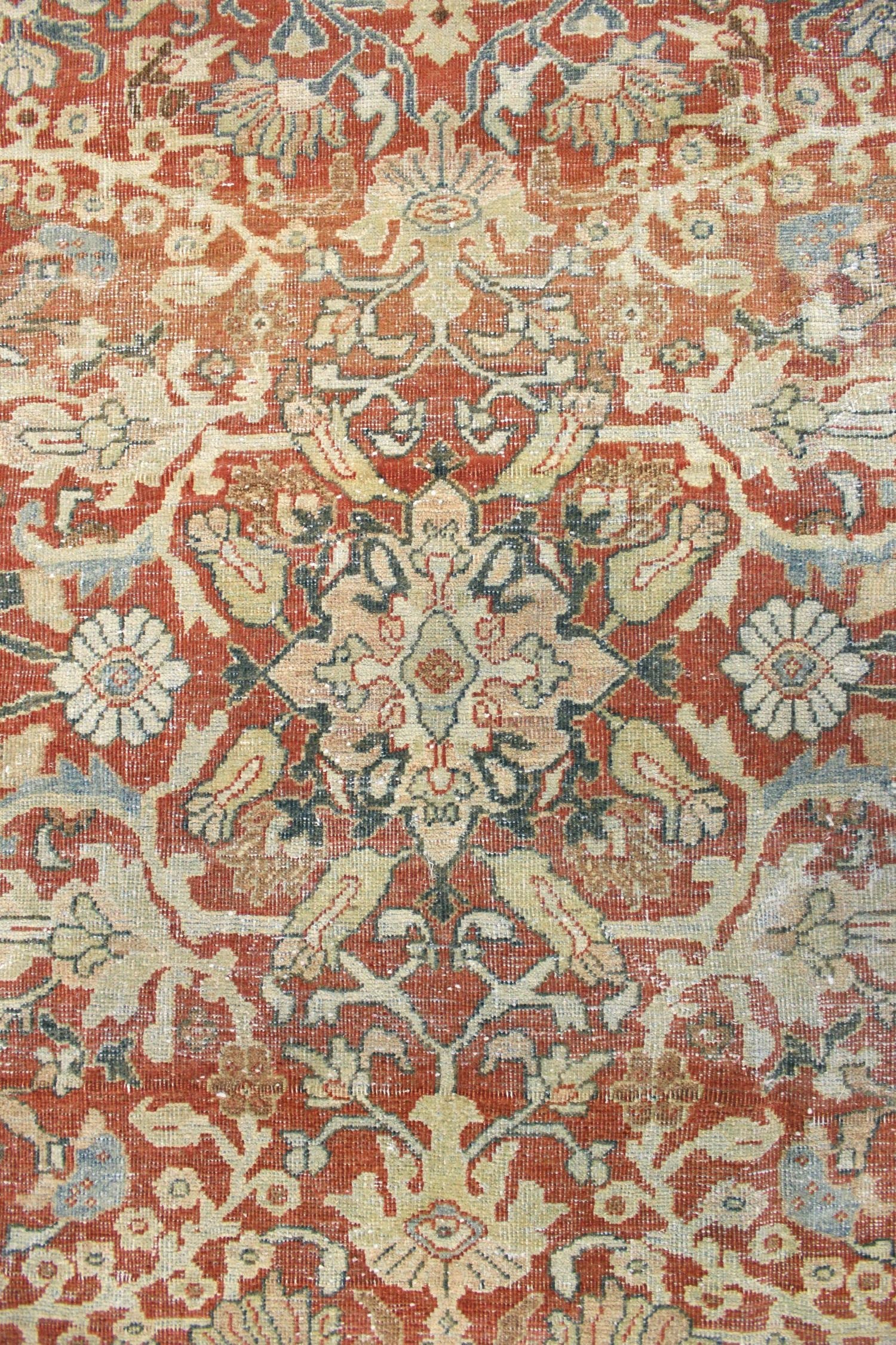 Vintage Mahal Handwoven Traditional Rug, J68448