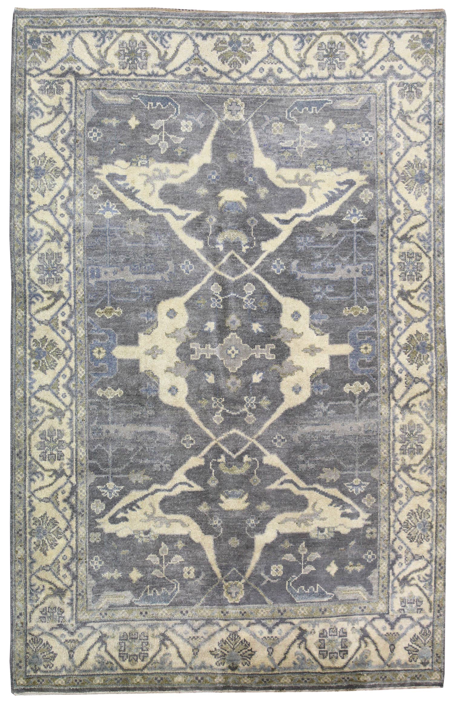 Oushak Handwoven Traditional Rug