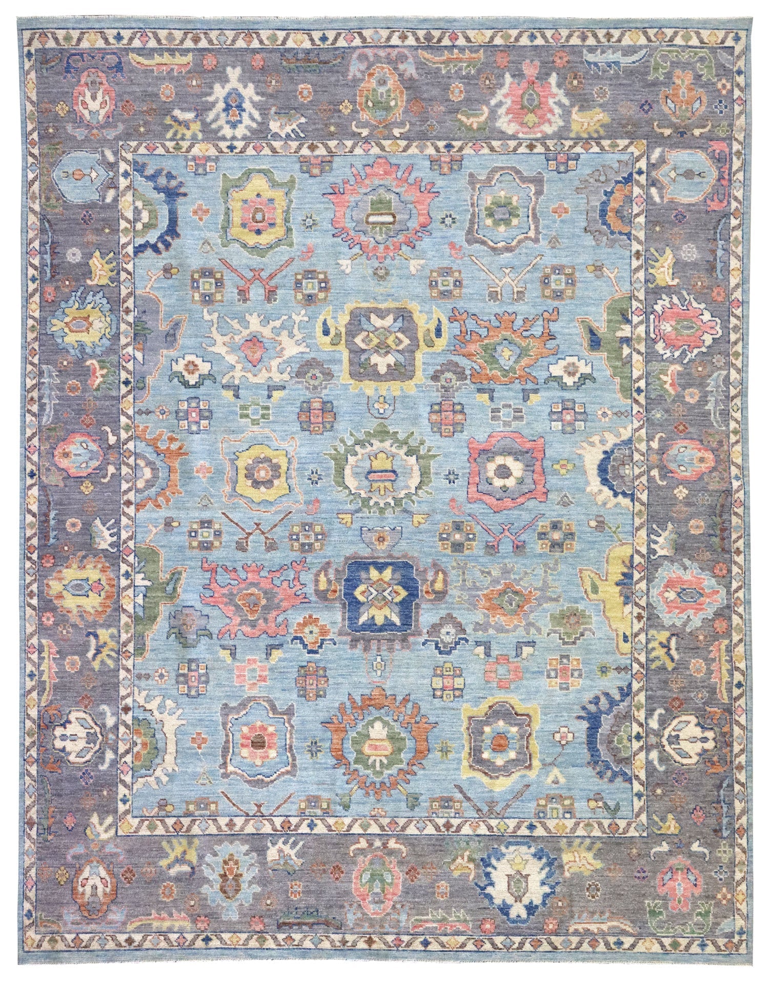 Oushak Handwoven Traditional Rug