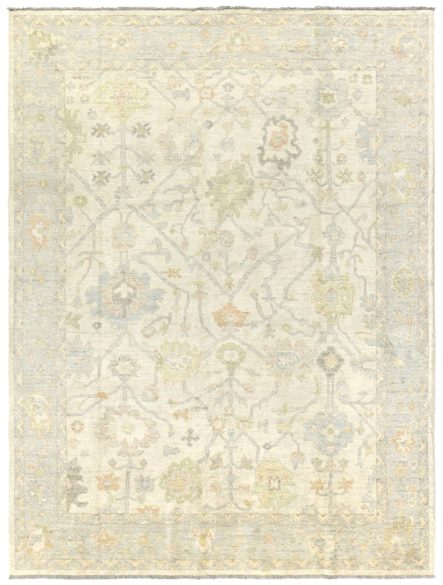 Oushak Hanwoven Traditional Rug