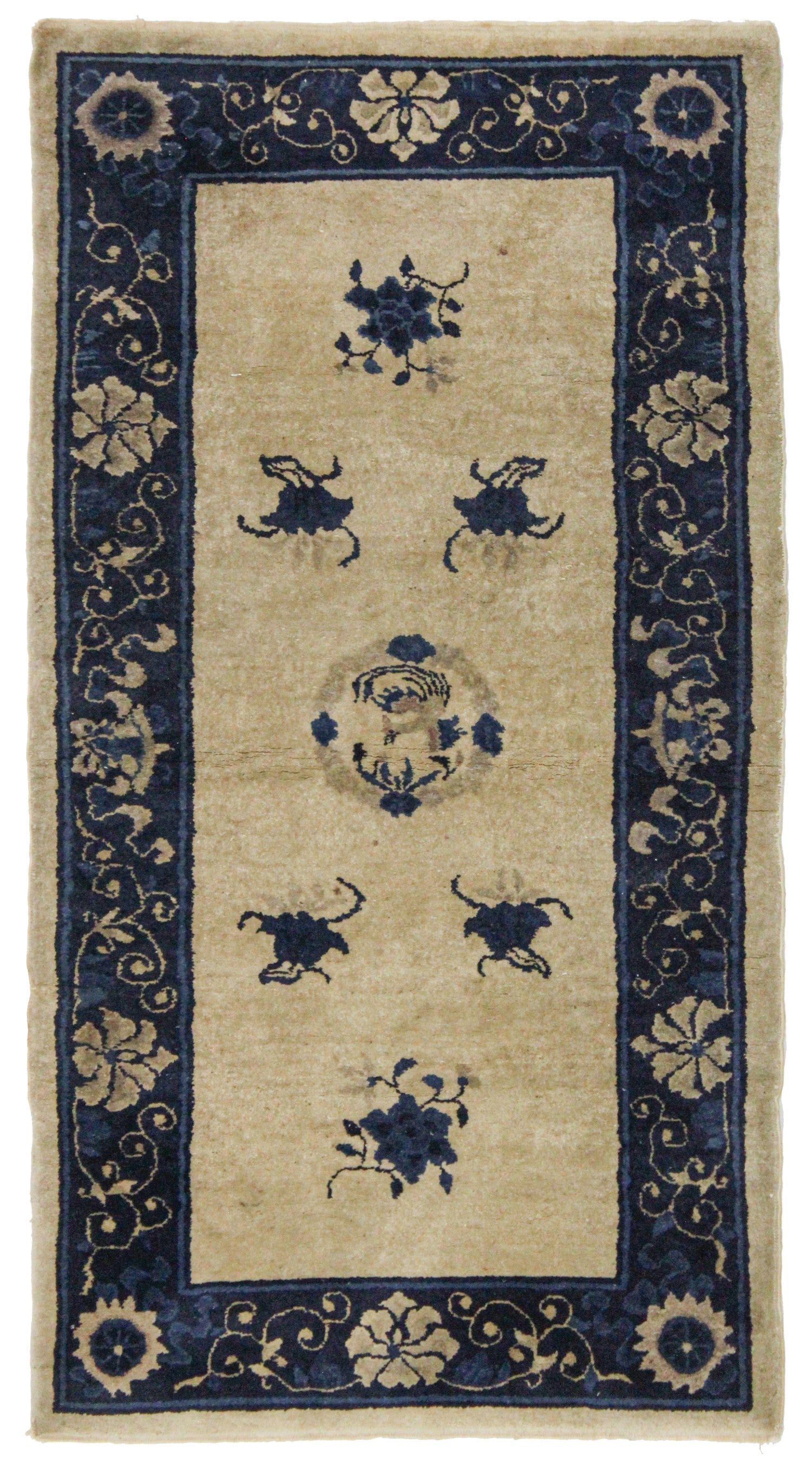 Antique Peking Handwoven Traditional Rug