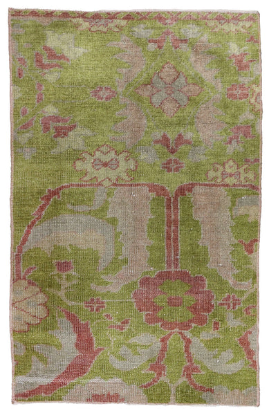 Vintage Sultanabad Sampler Handwoven Traditional Rug