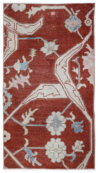 Vintage Sultanabad Sampler Handwoven Traditional Rug