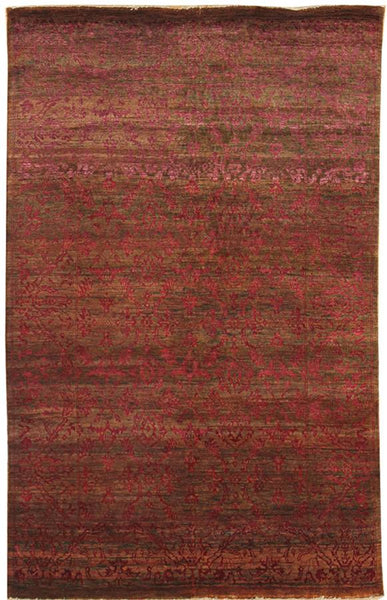 Damask Handwoven Transitional Rug