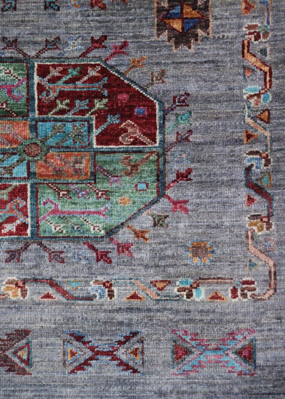 Ersari Handwoven Transitional Rug, J63754