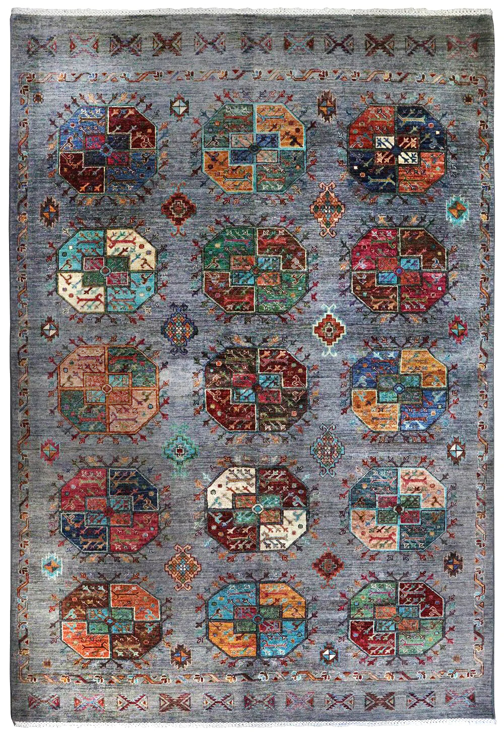 Ersari Handwoven Transitional Rug