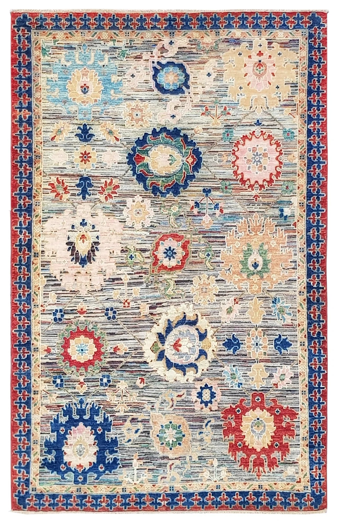 Harshang Handwoven Transitional Rug