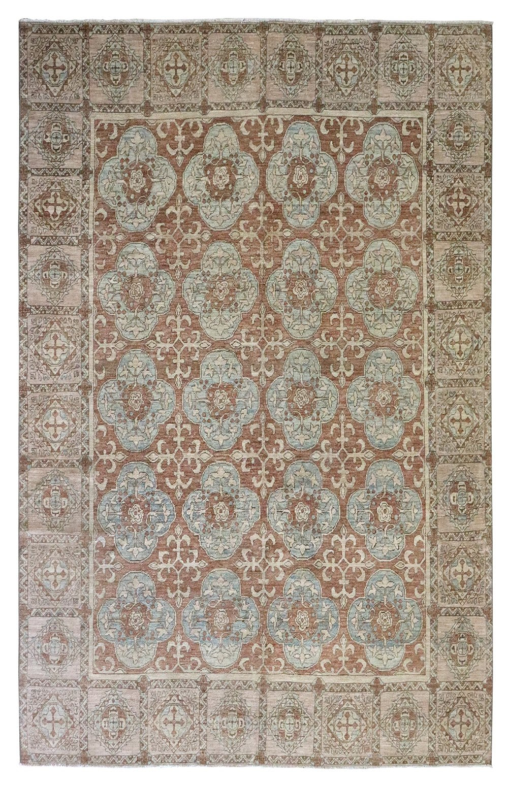 Spanish Handwoven Transitional Rug