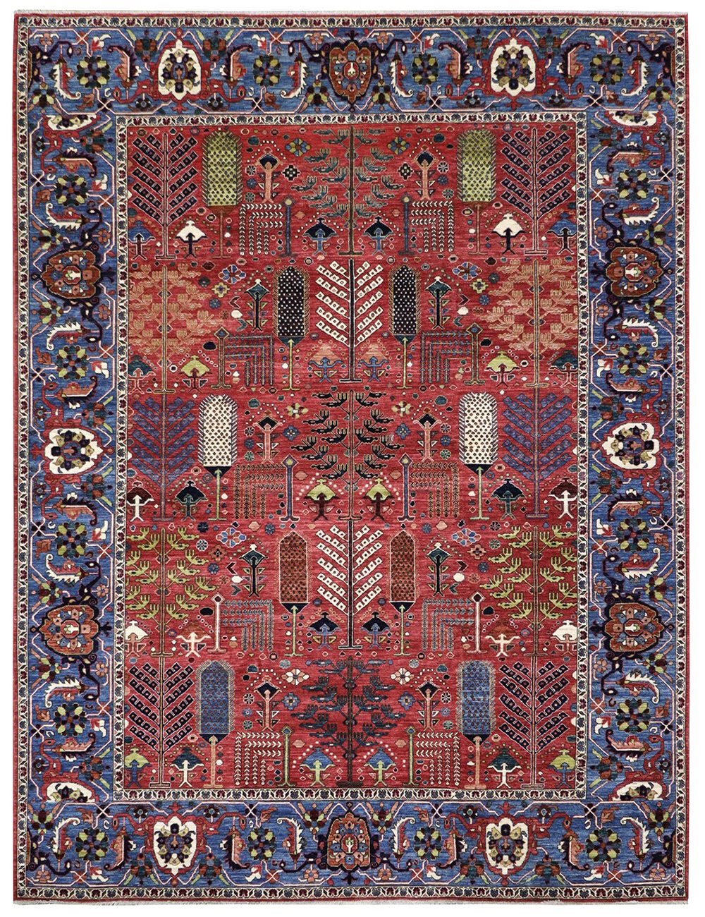 Bakshaish Willow Handwoven Tribal Rug