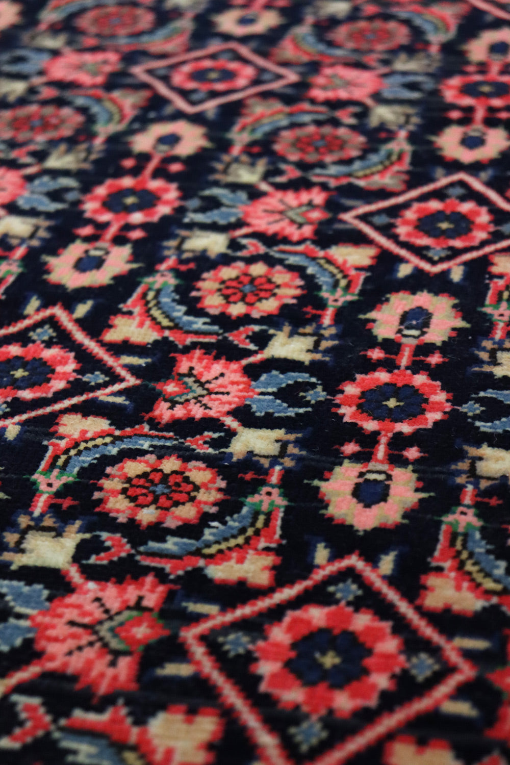 Vintage Bijar Handwoven Tribal Rug, J66953