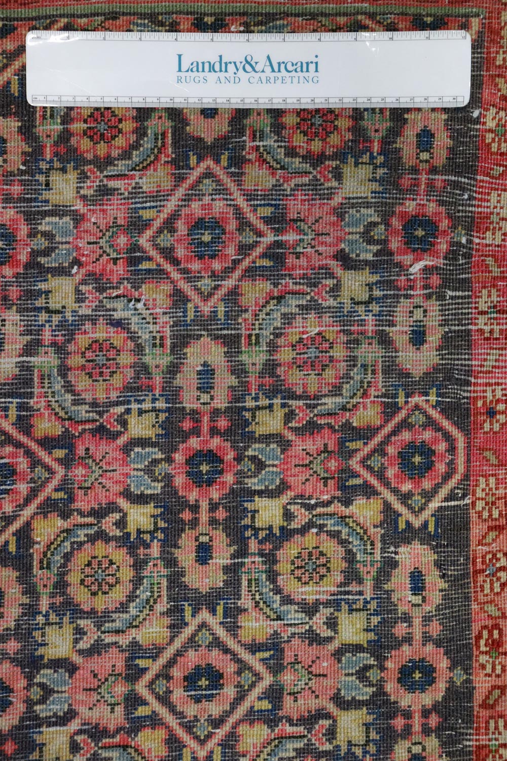 Vintage Bijar Handwoven Tribal Rug, J66953