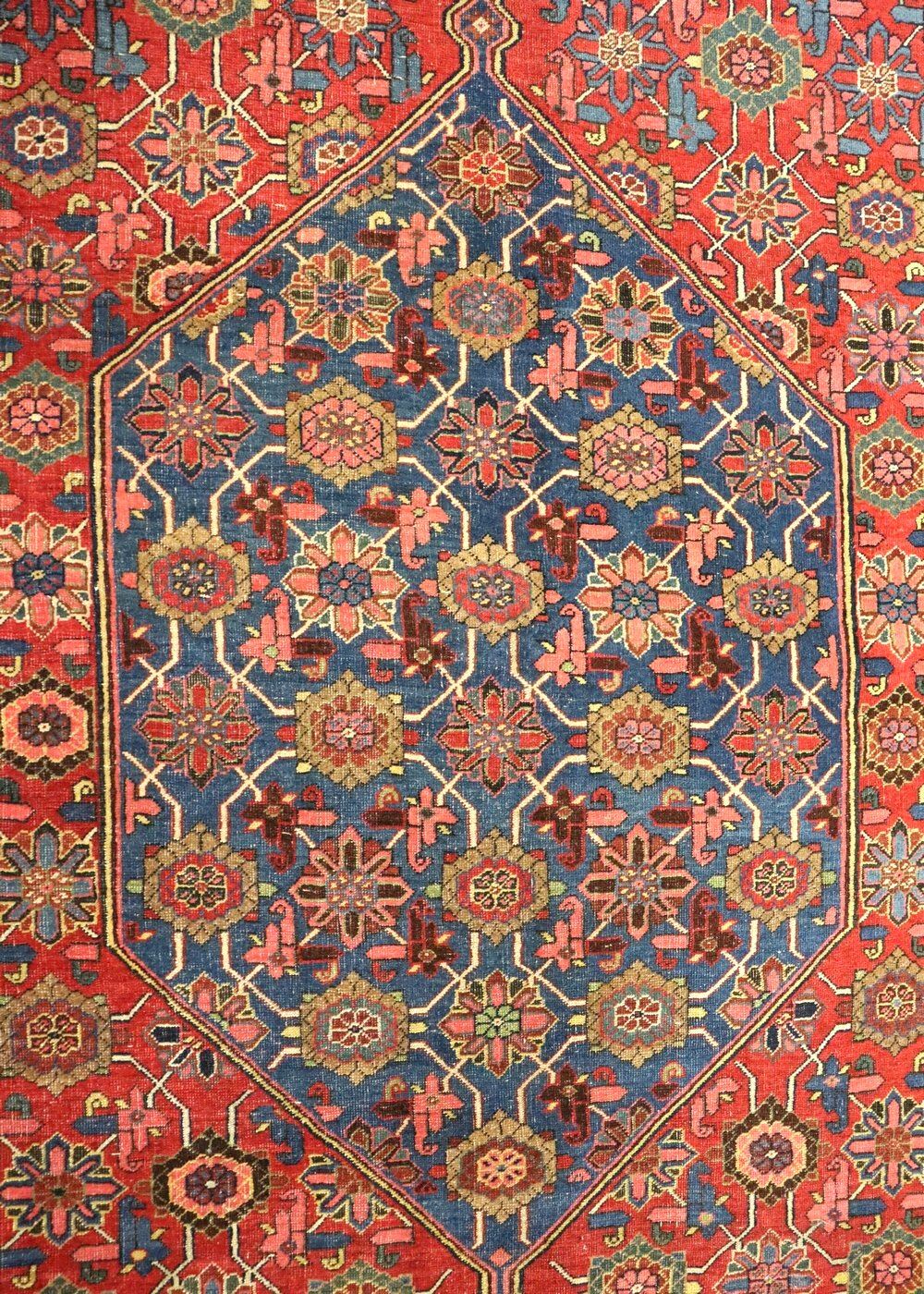 Antique Bijar Handwoven Tribal Rug, JF8574