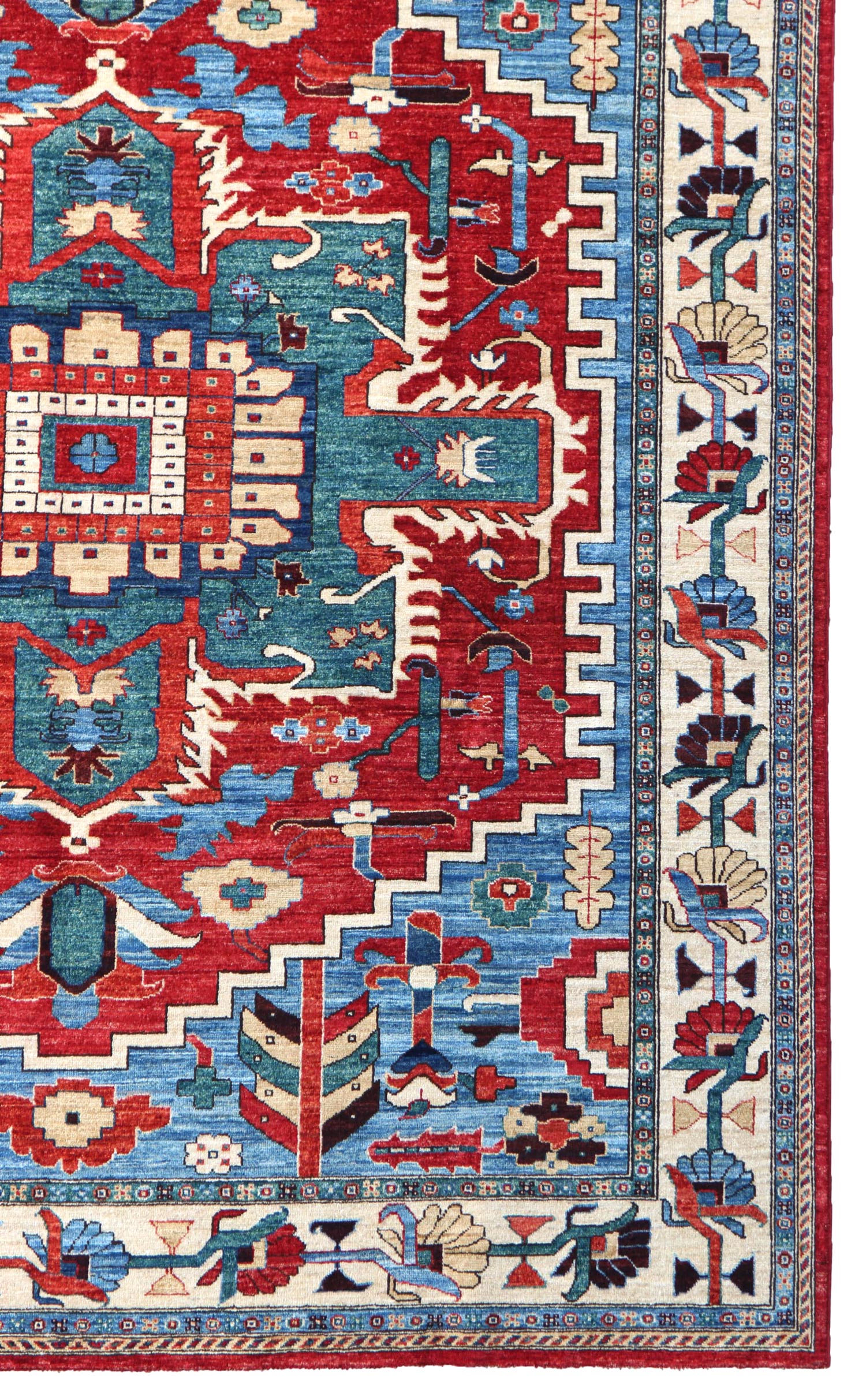 Heriz Handwoven Tribal Rug, J64319