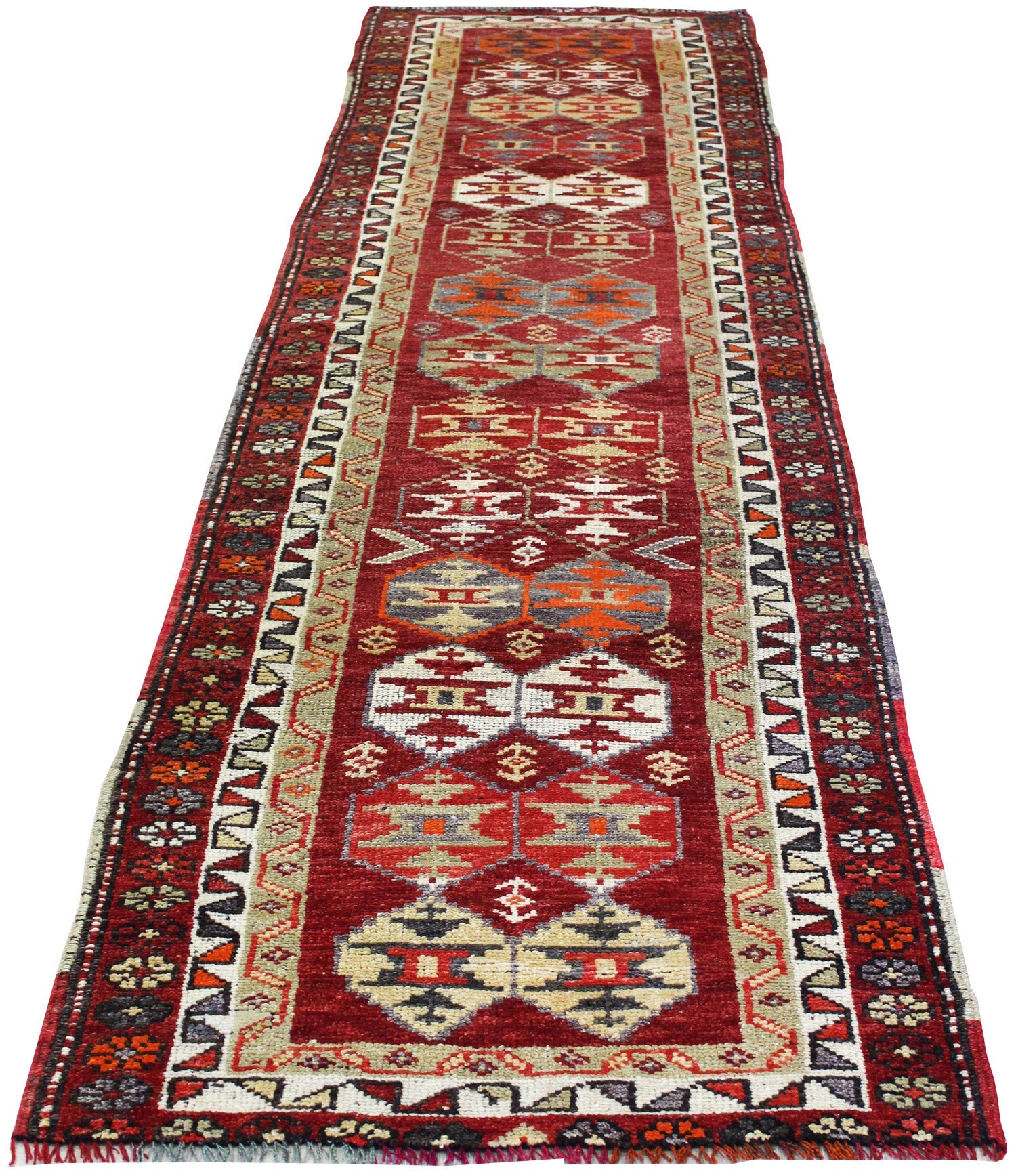 Vintage Herki Handwoven Tribal Rug, J64579