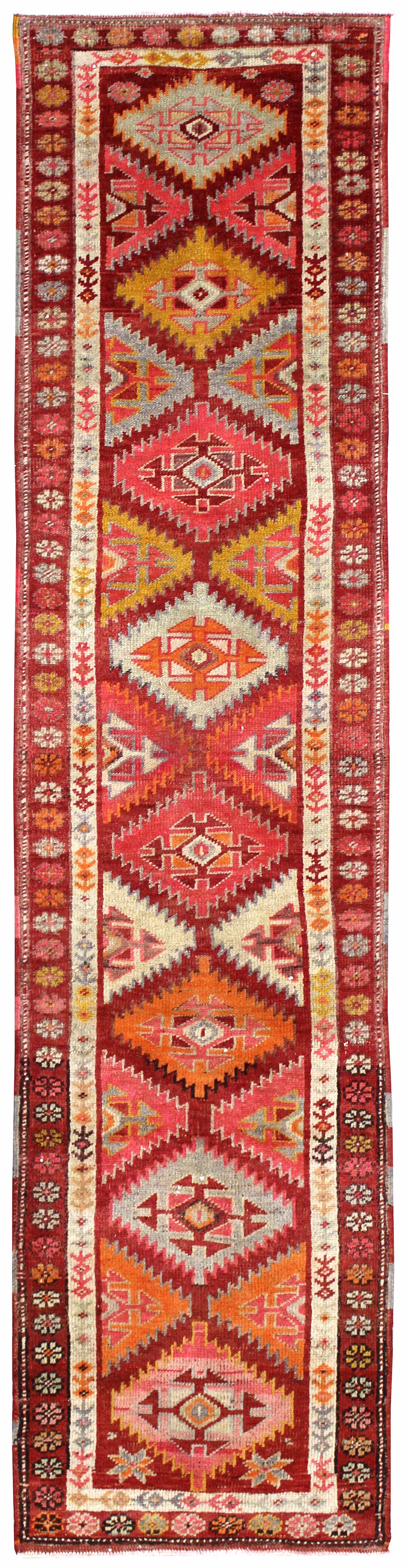 Vintage Herki Handwoven Tribal Rug