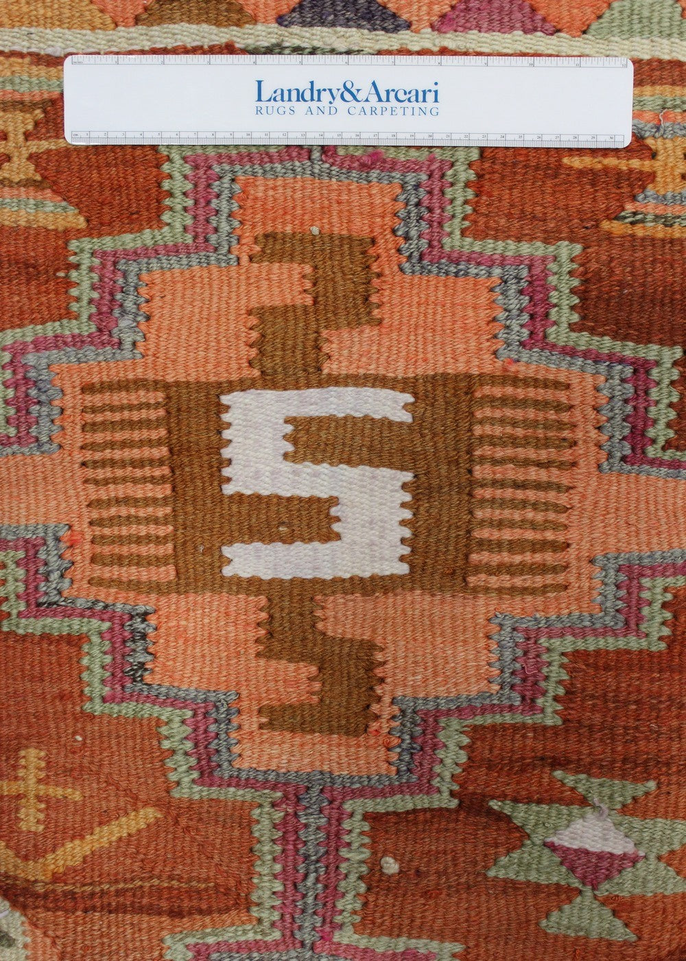 Vintage Herki Kilim Handwoven Tribal Rug, J67104