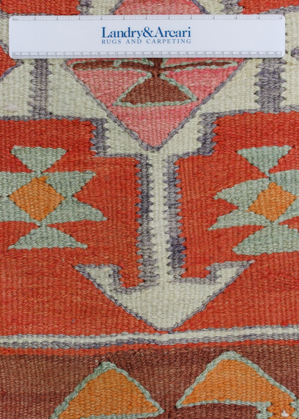 Vintage Herki Kilim Handwoven Tribal Rug, J67112