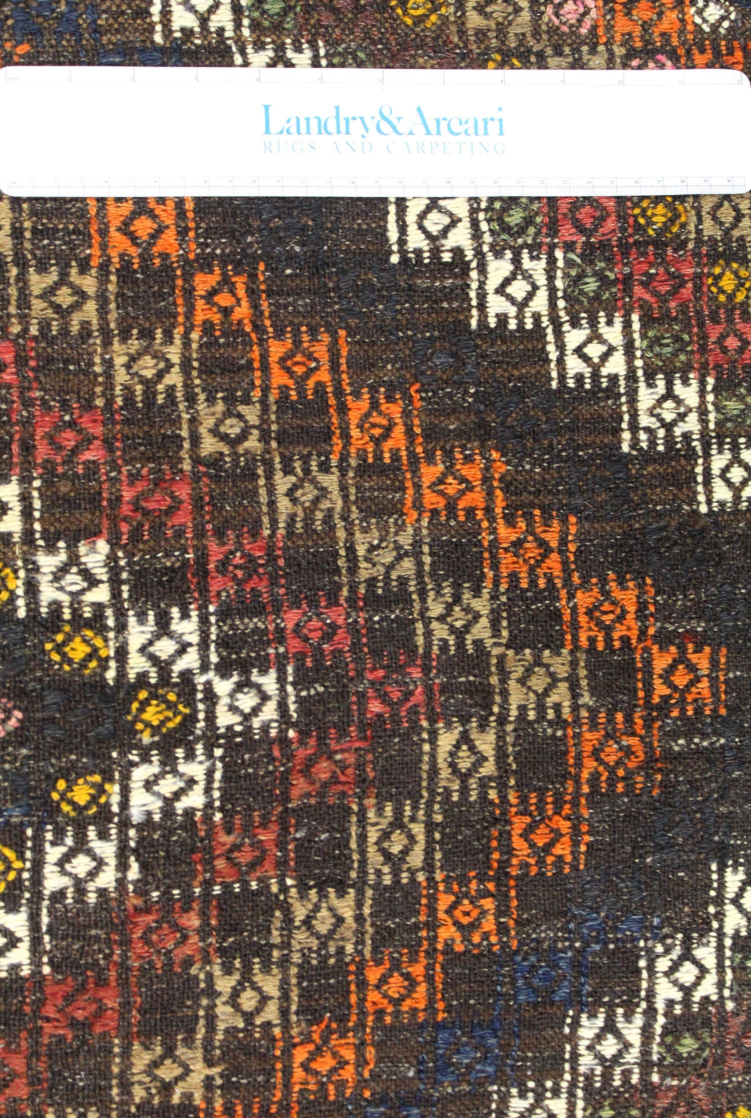 Vintage Jijim Handwoven Tribal Rug, J64695