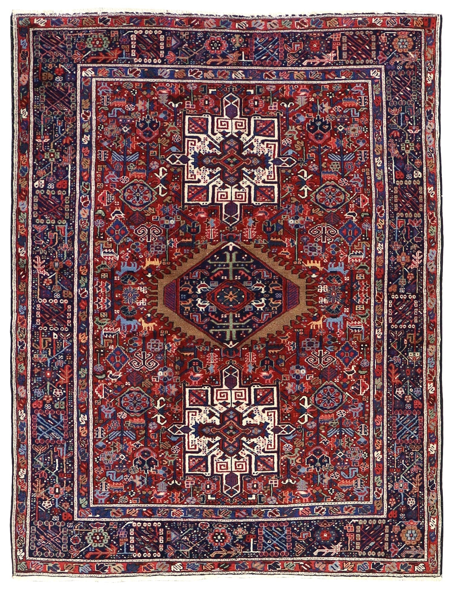 Antique Karaja Handwoven Tribal Rug