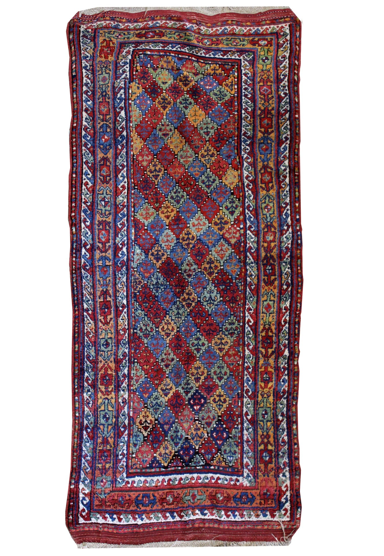 Antique Kordi Handwoven Tribal Rug