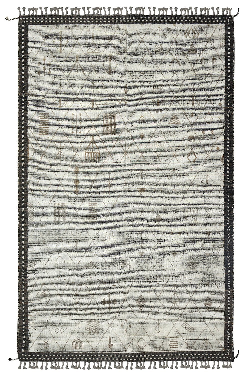 Moroccan Handwoven Tribal Rug