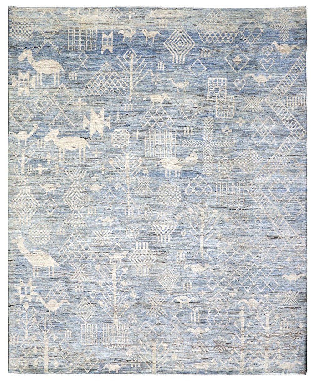 Moroccan Farm Handwoven Tribal Rug