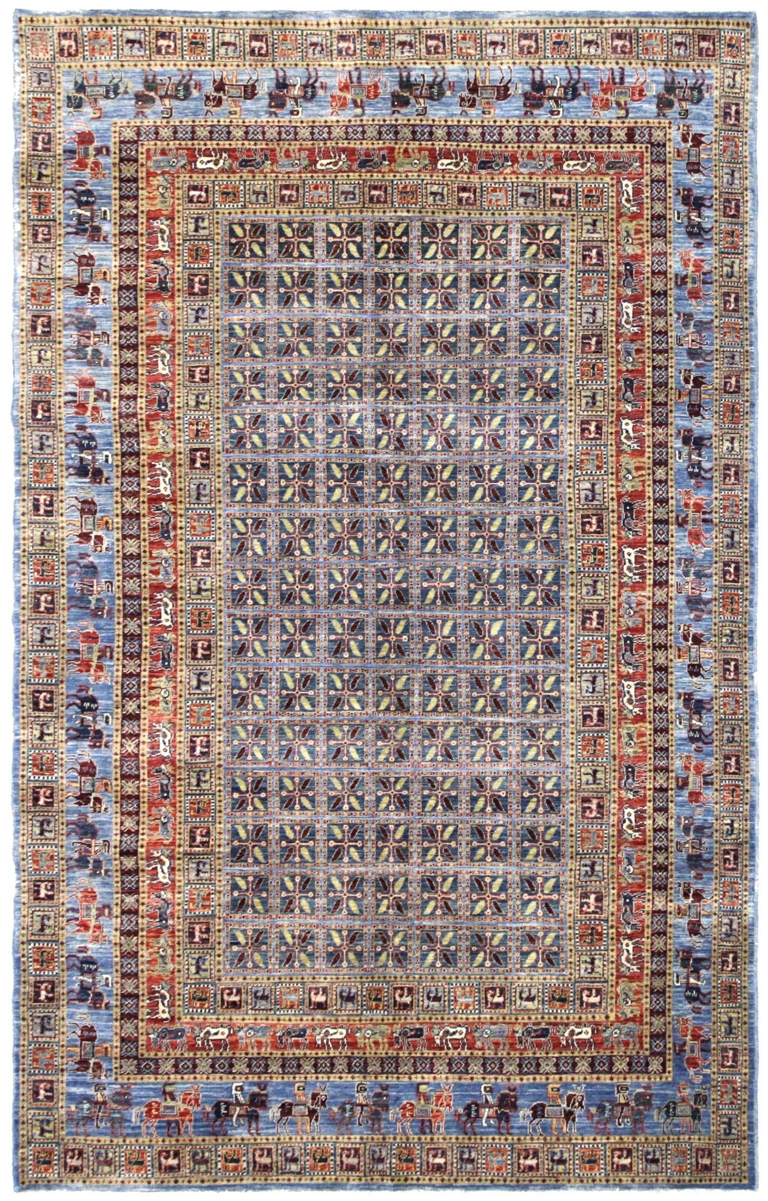 Pazyryk Handwoven Tribal Rug