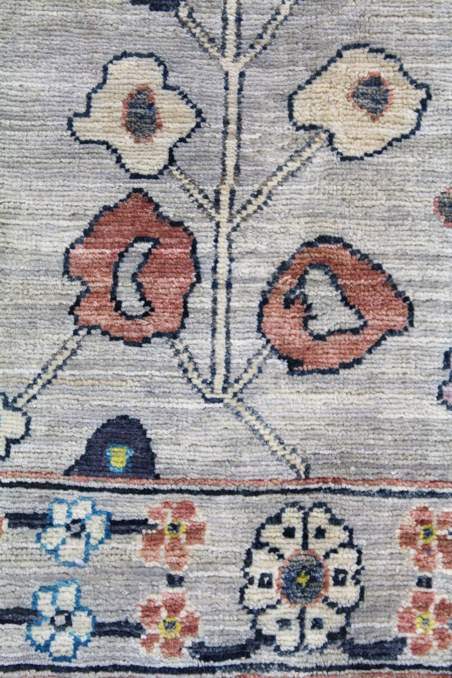 Sauj Balugh Handwoven Tribal Rug, J63117