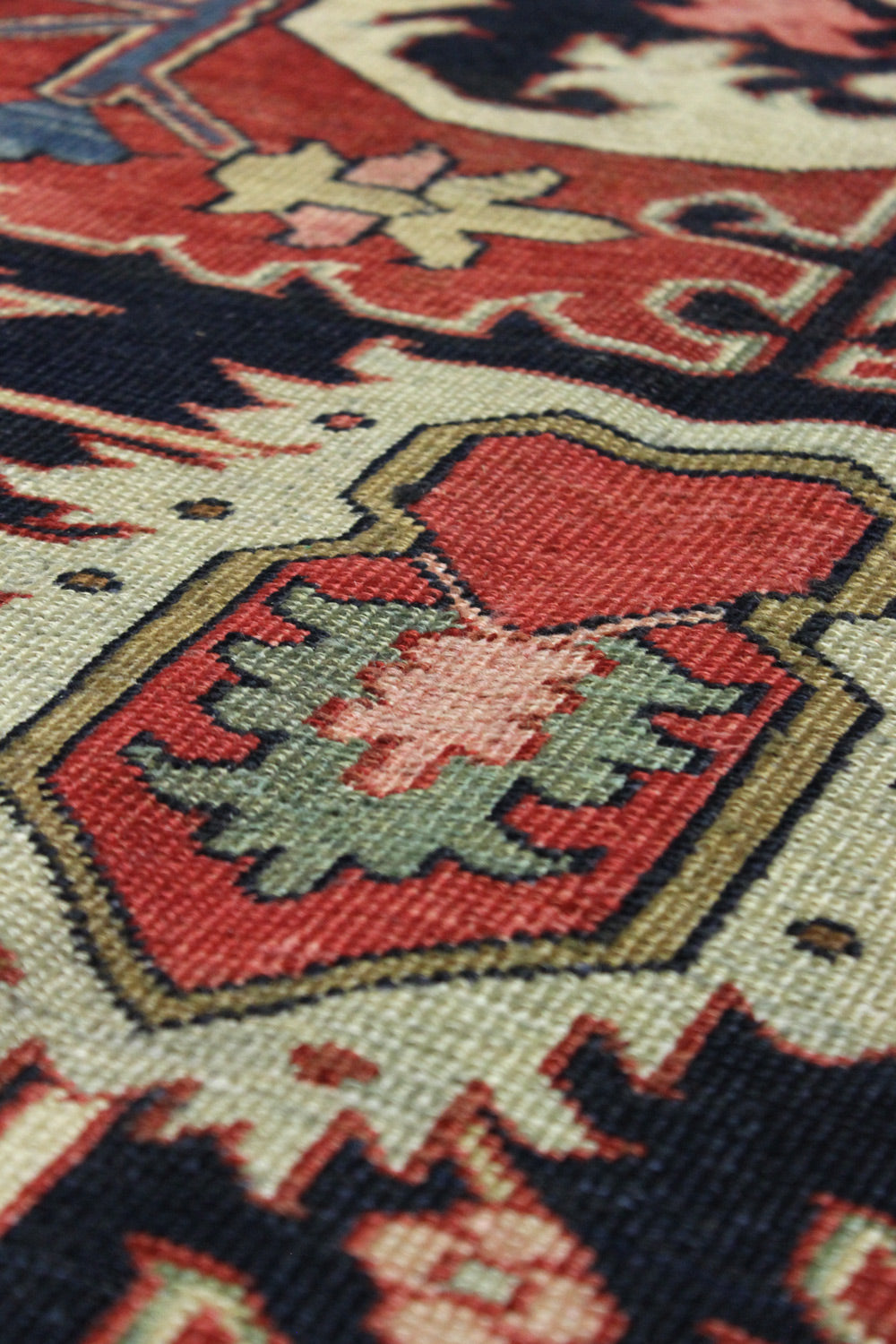 Antique Serapi Handwoven Tribal Rug, JF8615