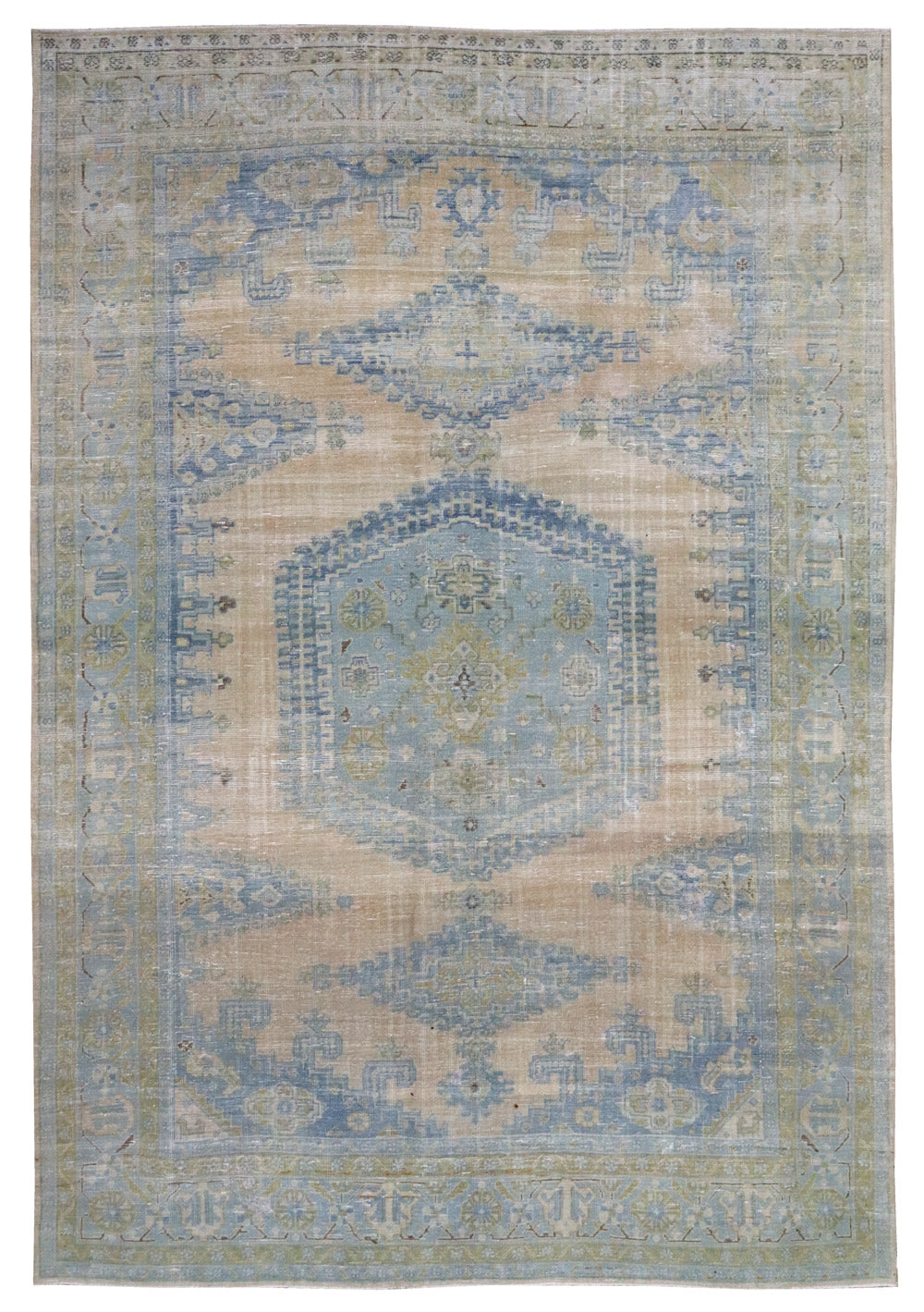 Vintage Vecce Handwoven Tribal Rug